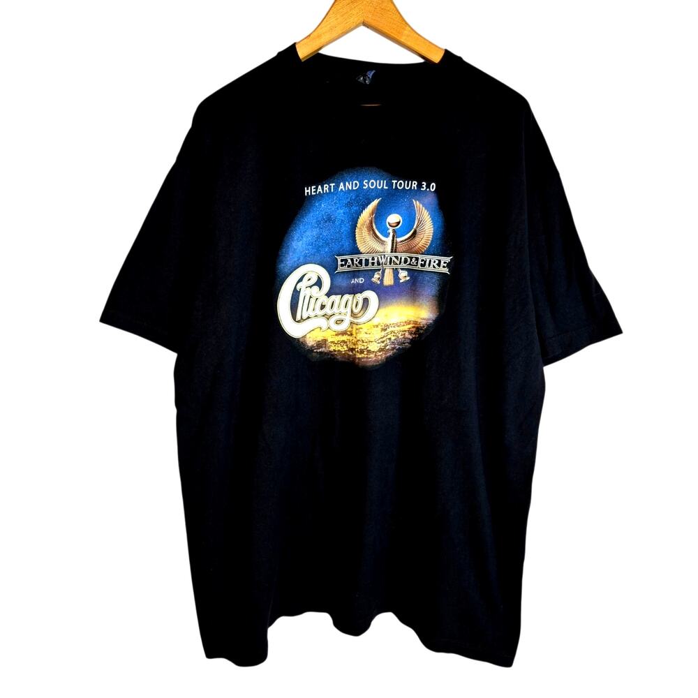 2016 Earth Wind and Fire & Chicago Heart and Soul Tour 3.0 Graphic Concert Tee